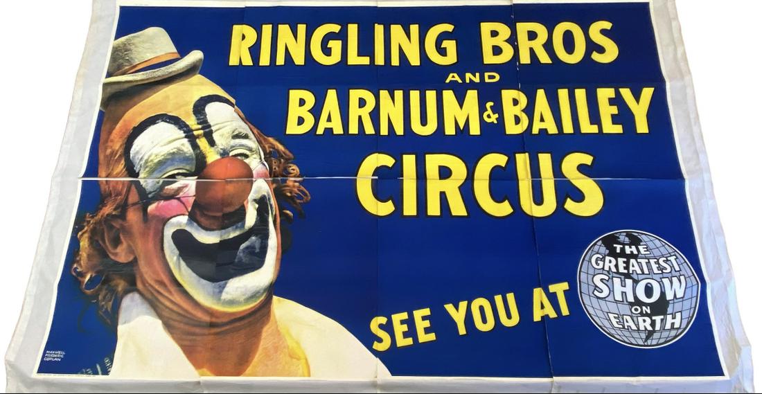 RINGLING BROS. AND BARNUM & BAILEY CIRCUS BILLBOARD POSTER (1 of 2)