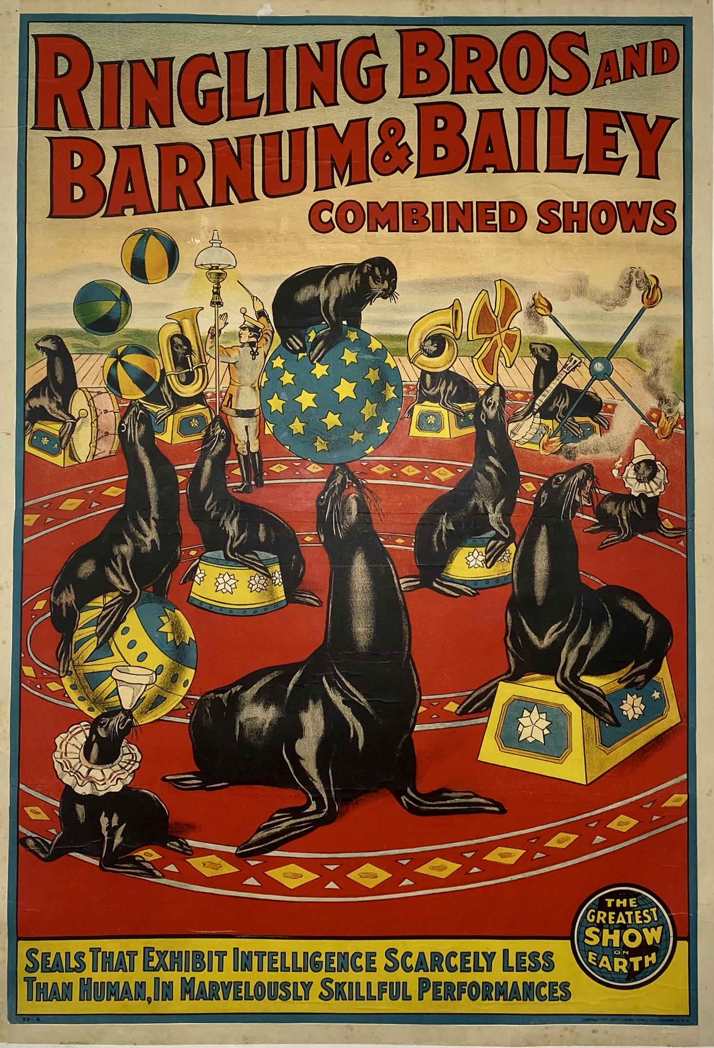 RINGLING BROS. BARNUM & BAILEY CIRCUS POSTER (1 of 1)