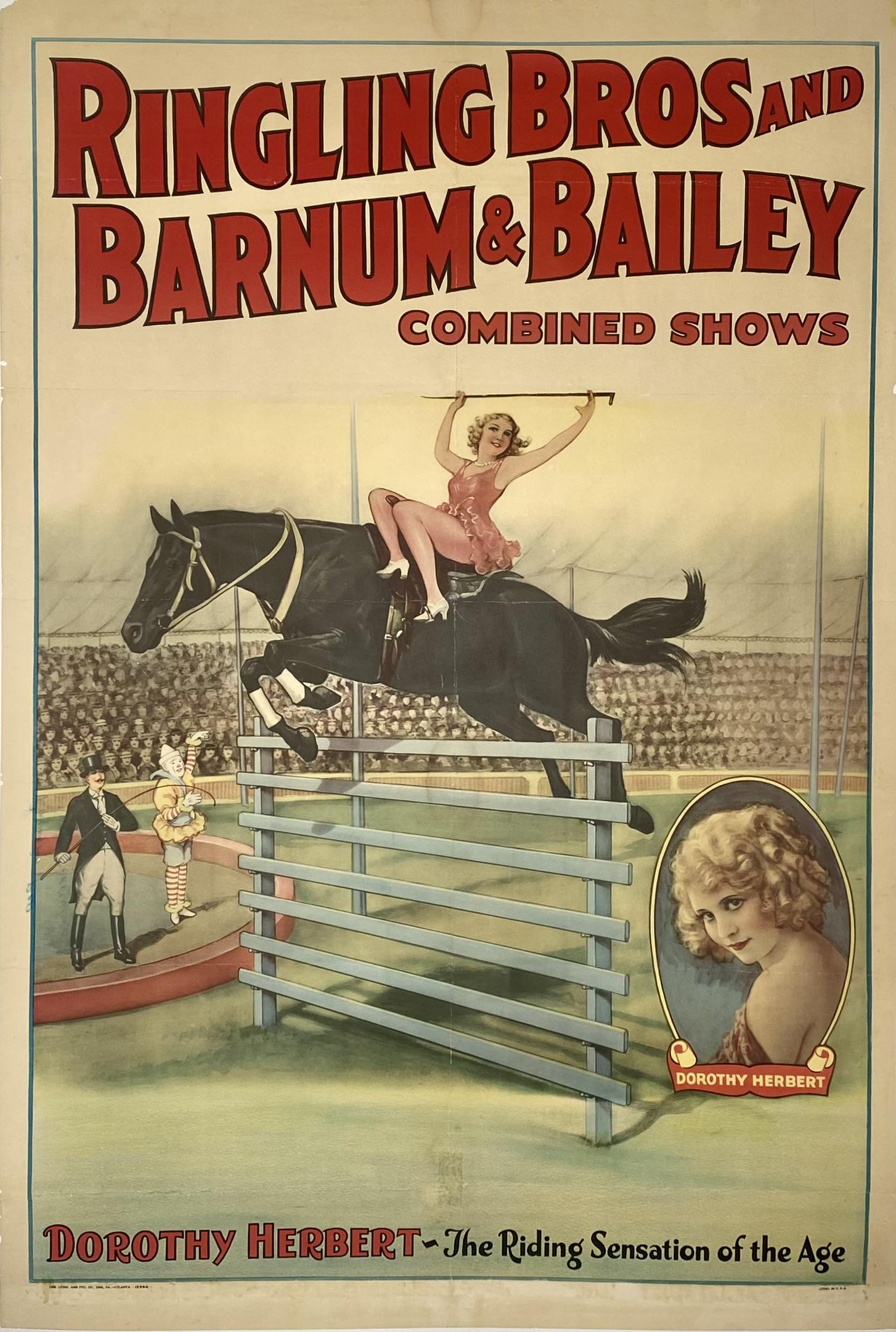 RINGLING BROS. BARNUM & BAILEY CIRCUS POSTER (1 of 1)