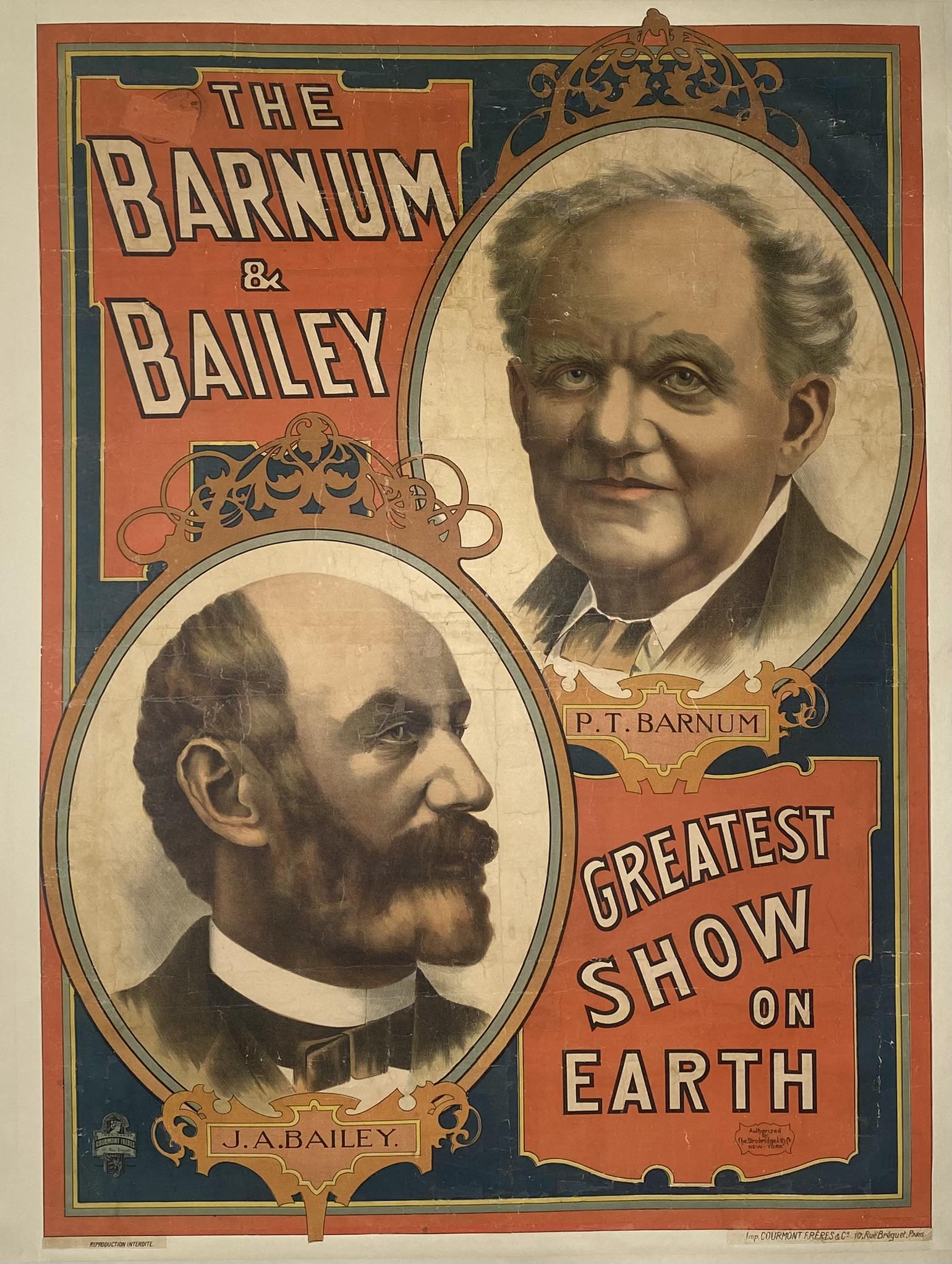 BARNUM & BAILEY CIRCUS POSTER (1 of 1)