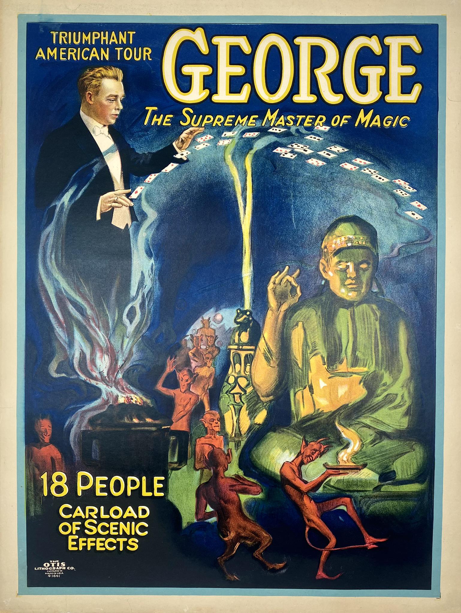 GEORGE SUPREME MASTER OF MAGIC POSTER (1 of 1)