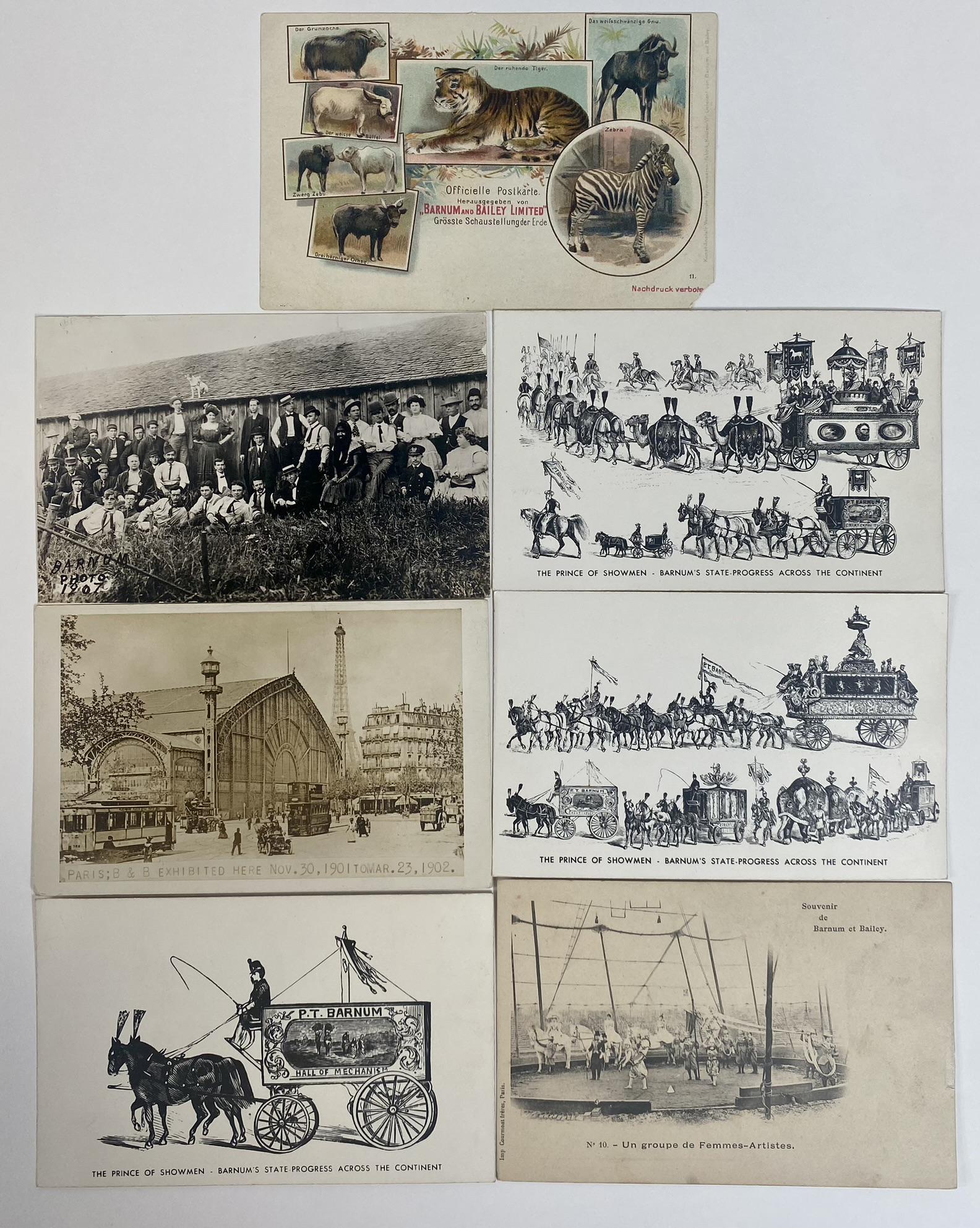 BARNUM & BAILEY POSTCARDS (1 of 1)