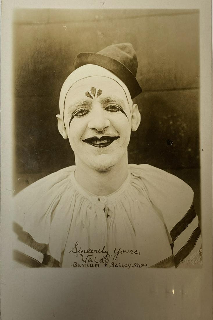 PAT VALDO BARNUM & BAILEY CIRCUS RPPC (1 of 1)