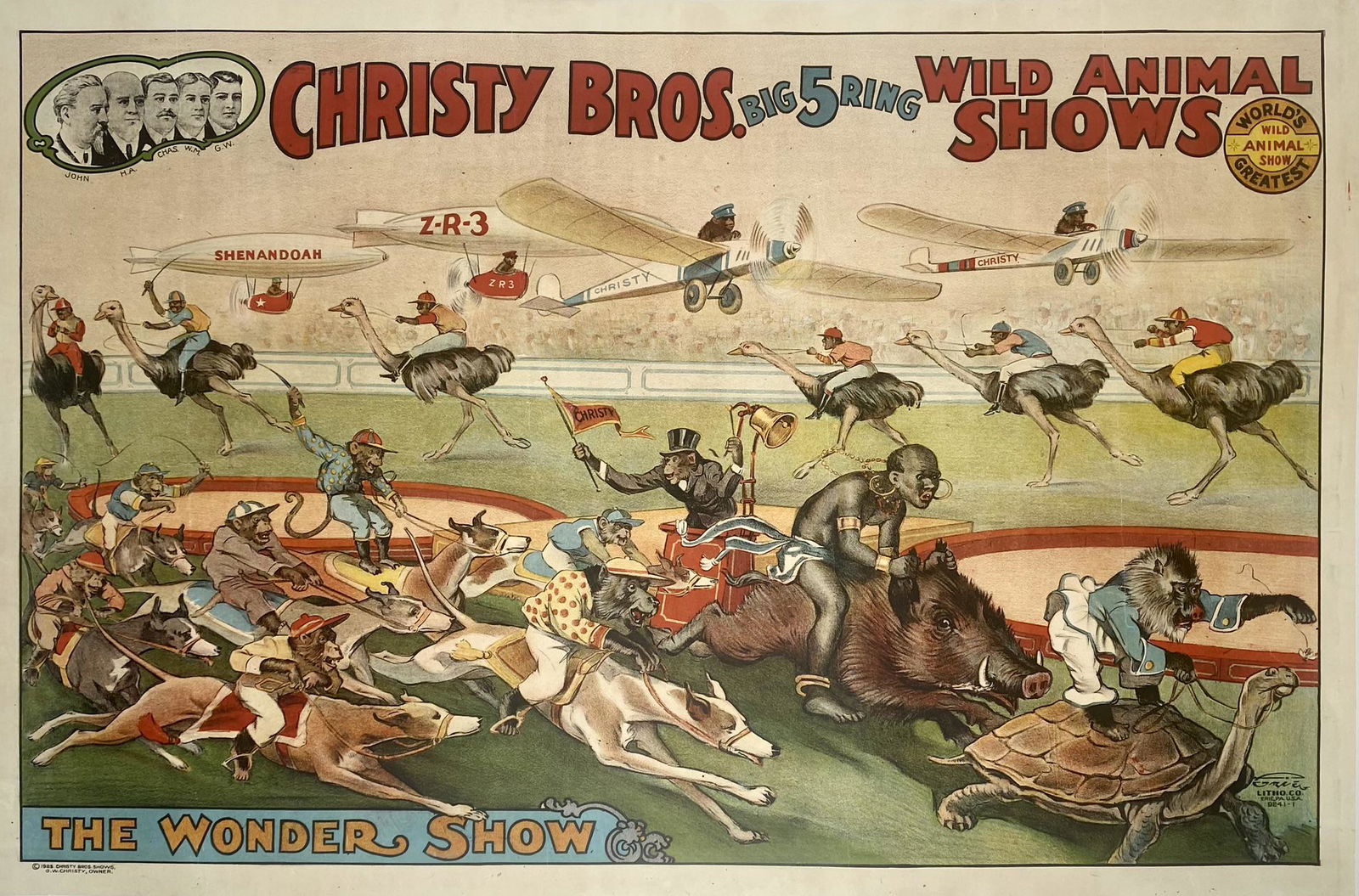 CHRISTY BROS. CIRCUS POSTER (1 of 1)