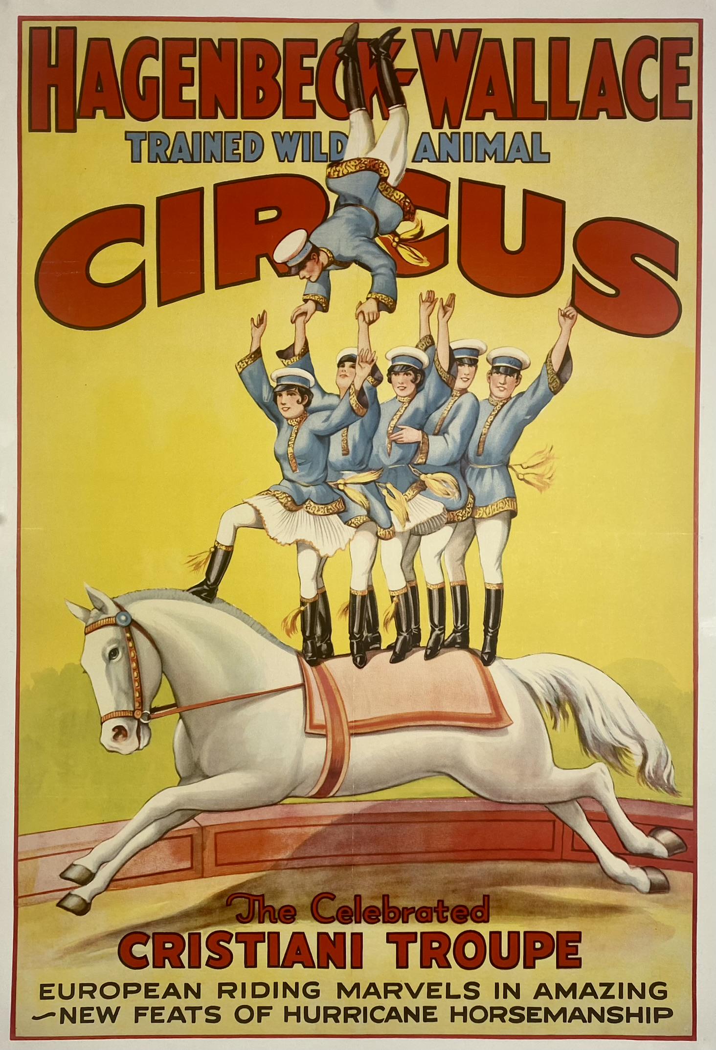 HAGENBECK WALLACE CIRCUS POSTER (1 of 1)