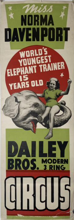 DAILEY BROS. CIRCUS POSTER (1 of 1)