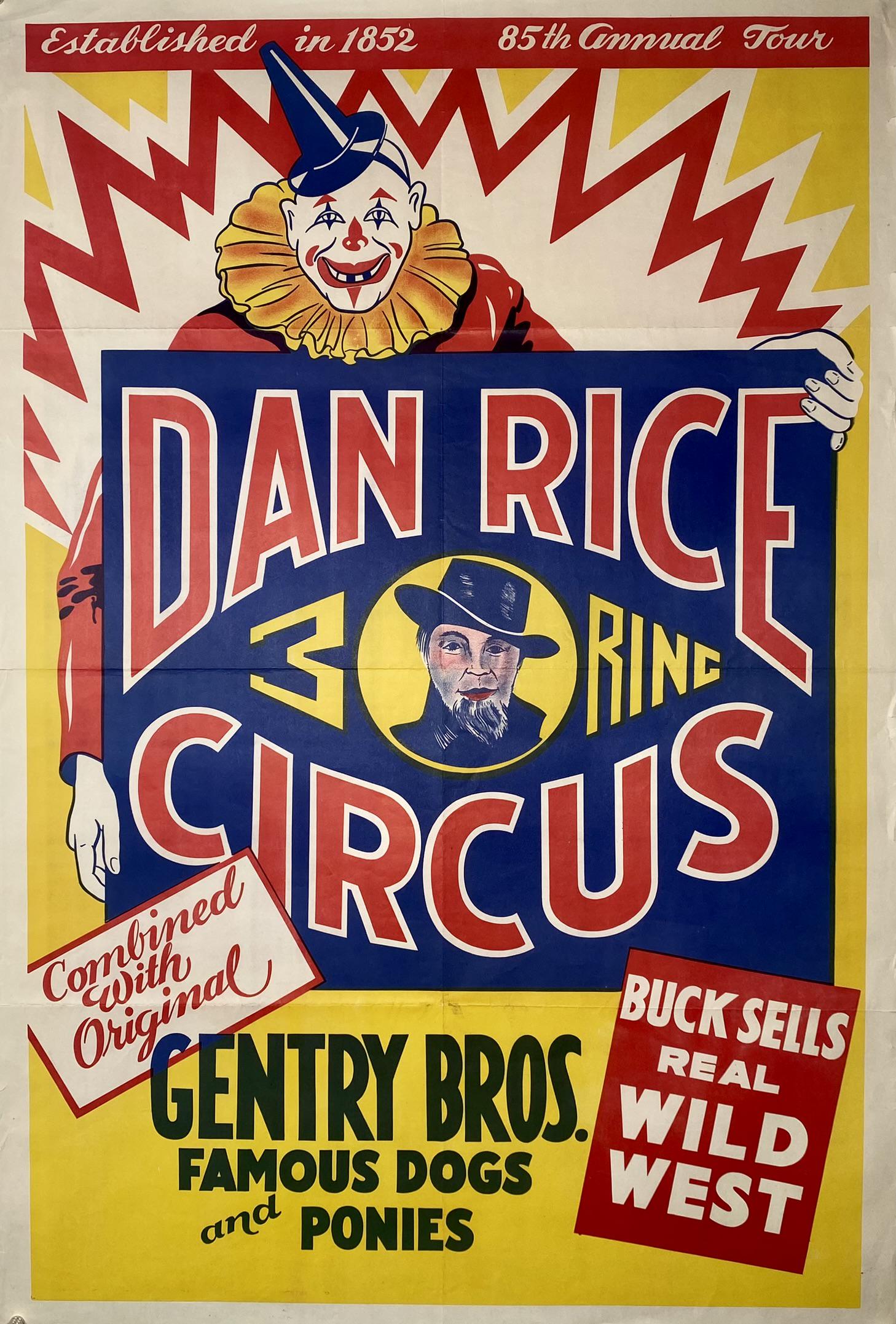 DAN RICE CIRCUS POSTER (1 of 1)