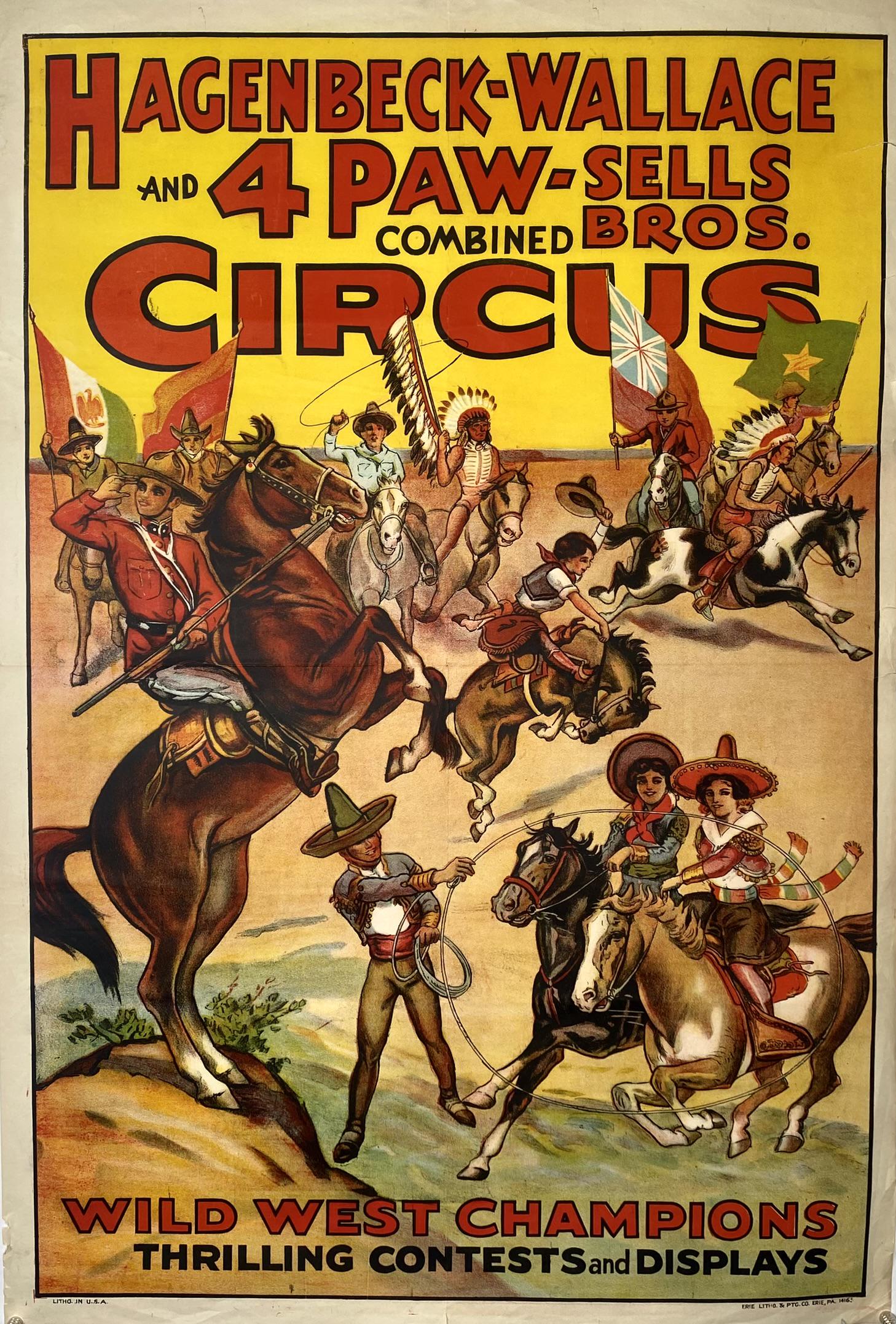 HAGENBECK WALLACE CIRCUS POSTER (1 of 1)