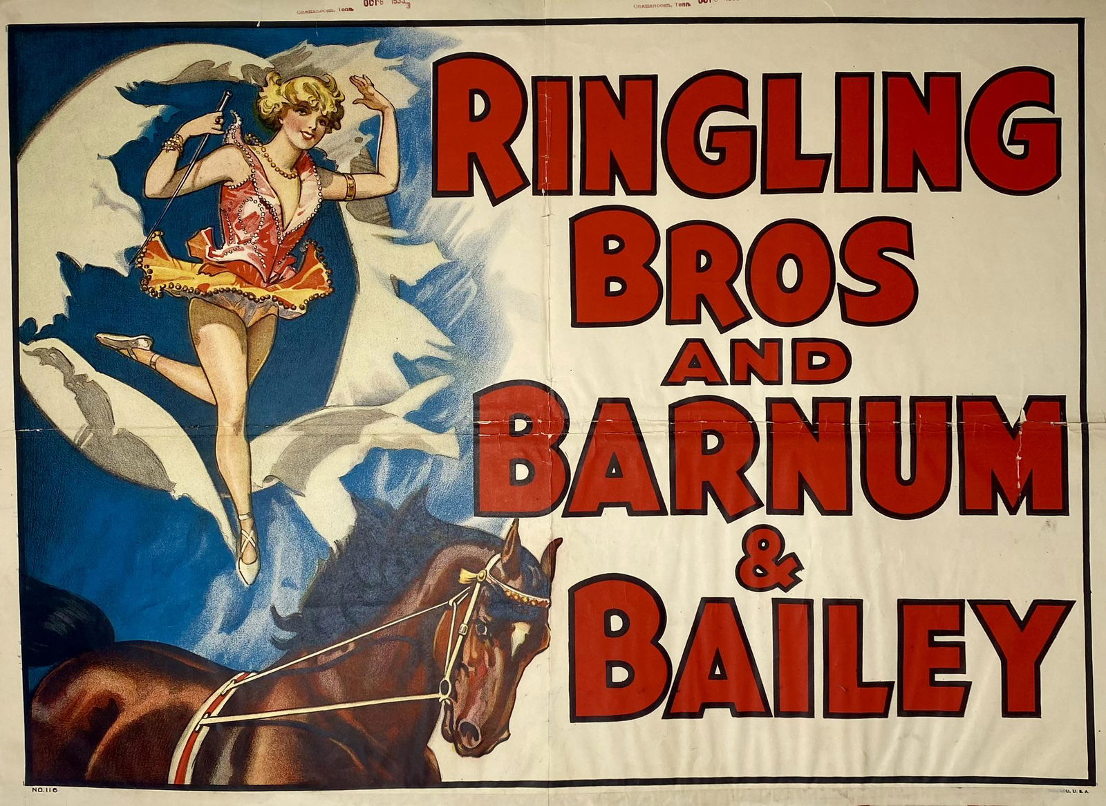 RINGLING BROS. BARNUM & BAILEY CIRCUS POSTER (1 of 1)