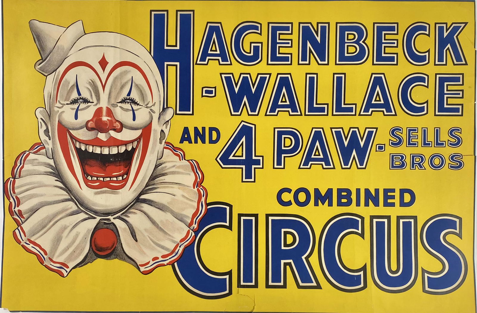 HAGENBECK WALLACE CIRCUS POSTER (1 of 1)