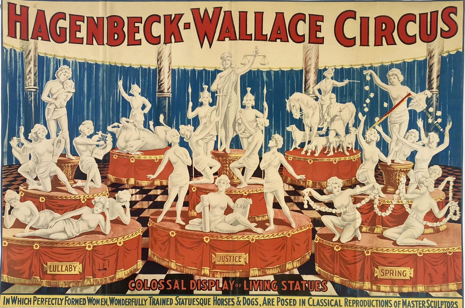 HAGENBECK WALLACE CIRCUS POSTER (1 of 1)