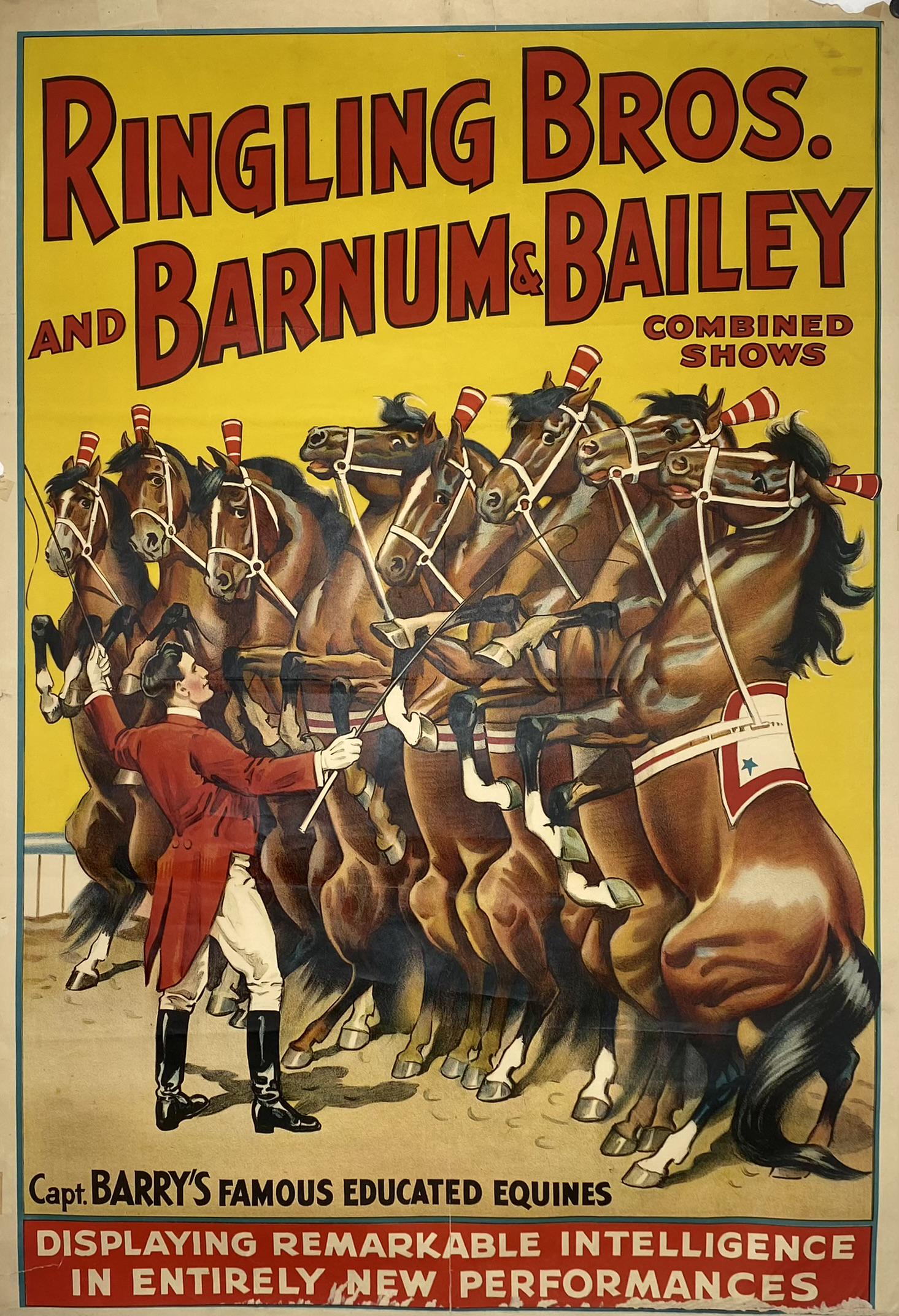 RINGLING BROS. BARNUM & BAILEY CIRCUS POSTER (1 of 1)
