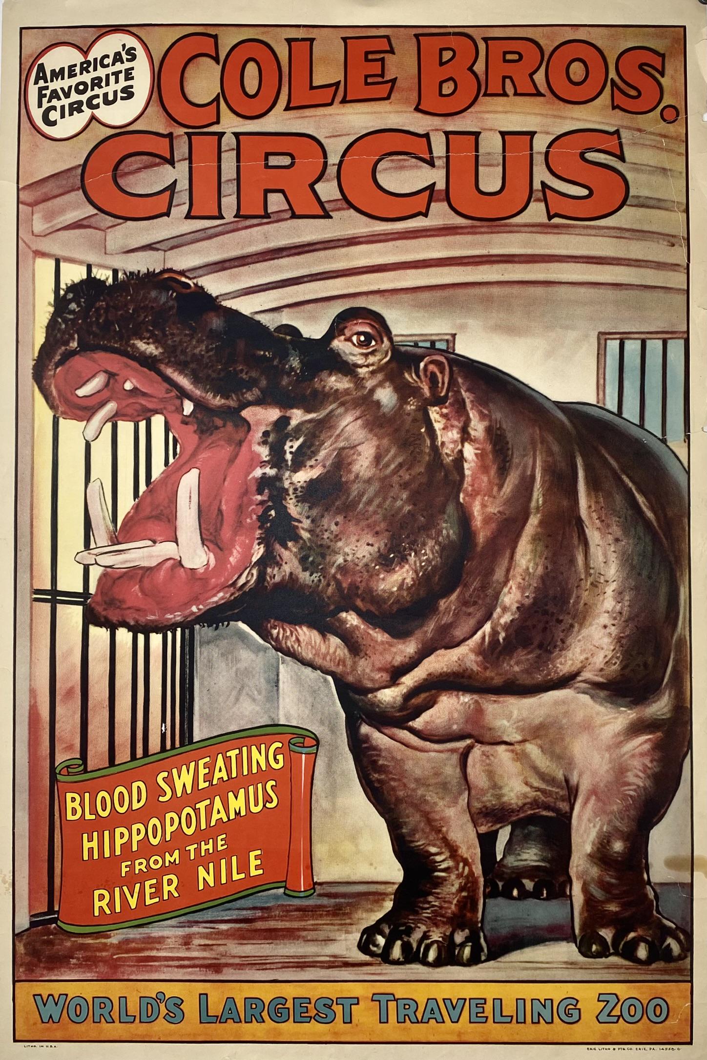 COLE BROS. CIRCUS POSTER (1 of 1)