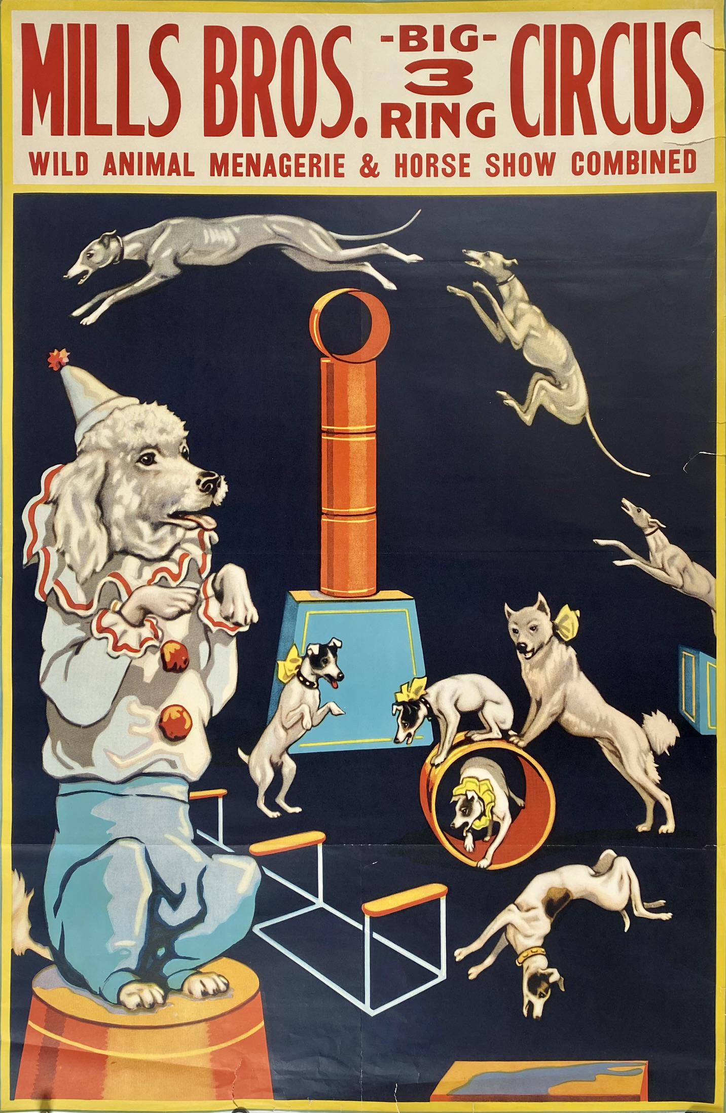 MILLS BROS. CIRCUS POSTER (1 of 1)