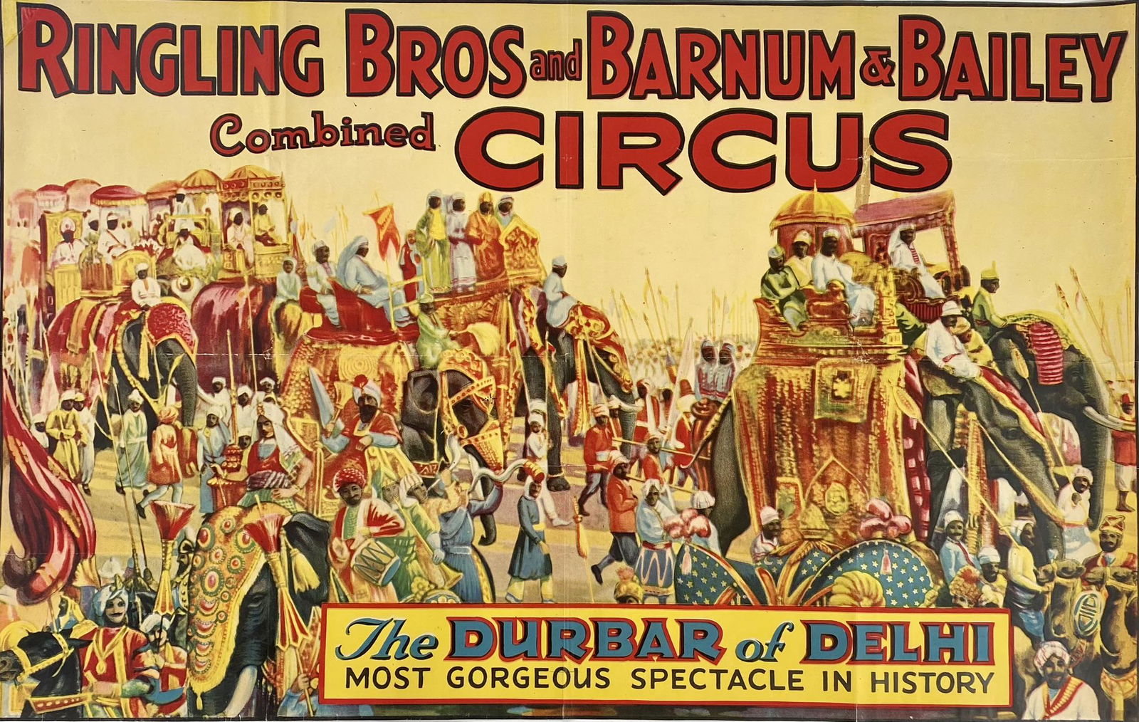 RINGLING BROS. BARNUM & BAILEY CIRCUS POSTER (1 of 1)