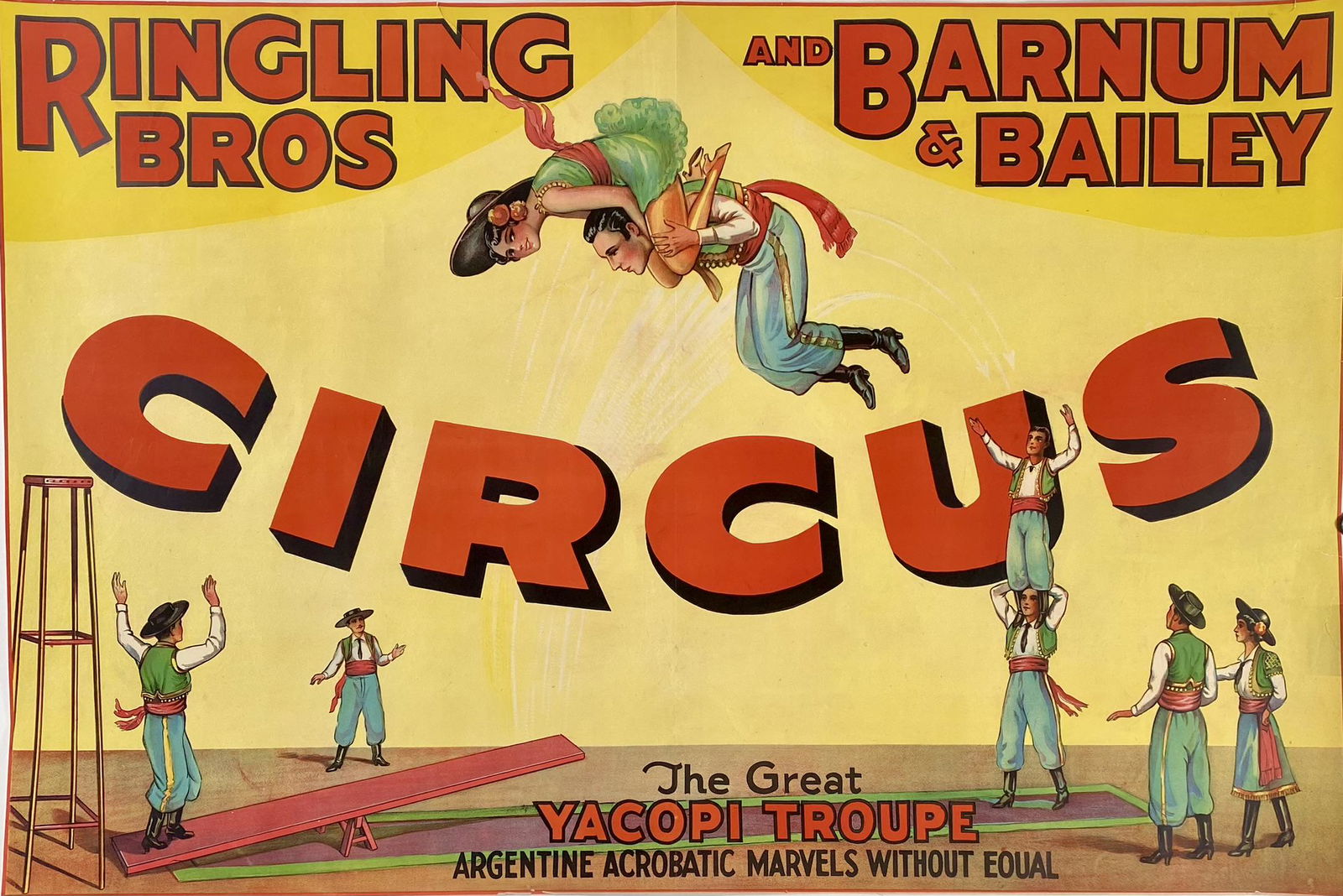 RINGLING BROS. BARNUM & BAILEY CIRCUS POSTER (1 of 1)