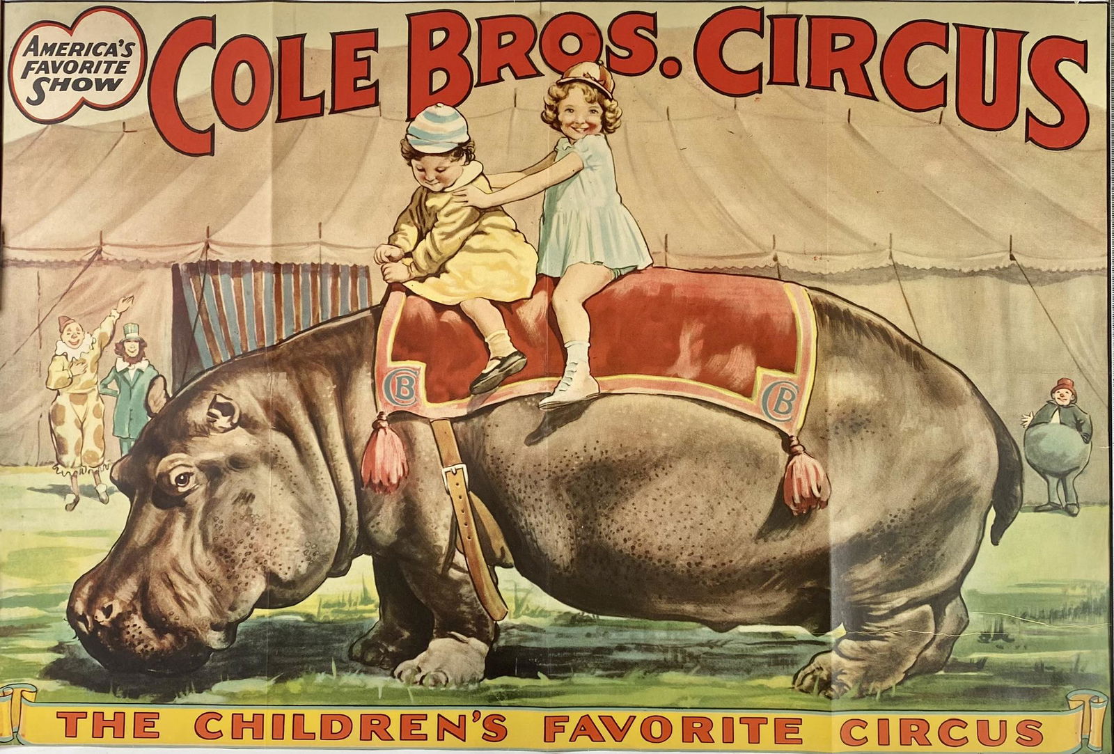 COLE BROS. CIRCUS POSTER (1 of 1)