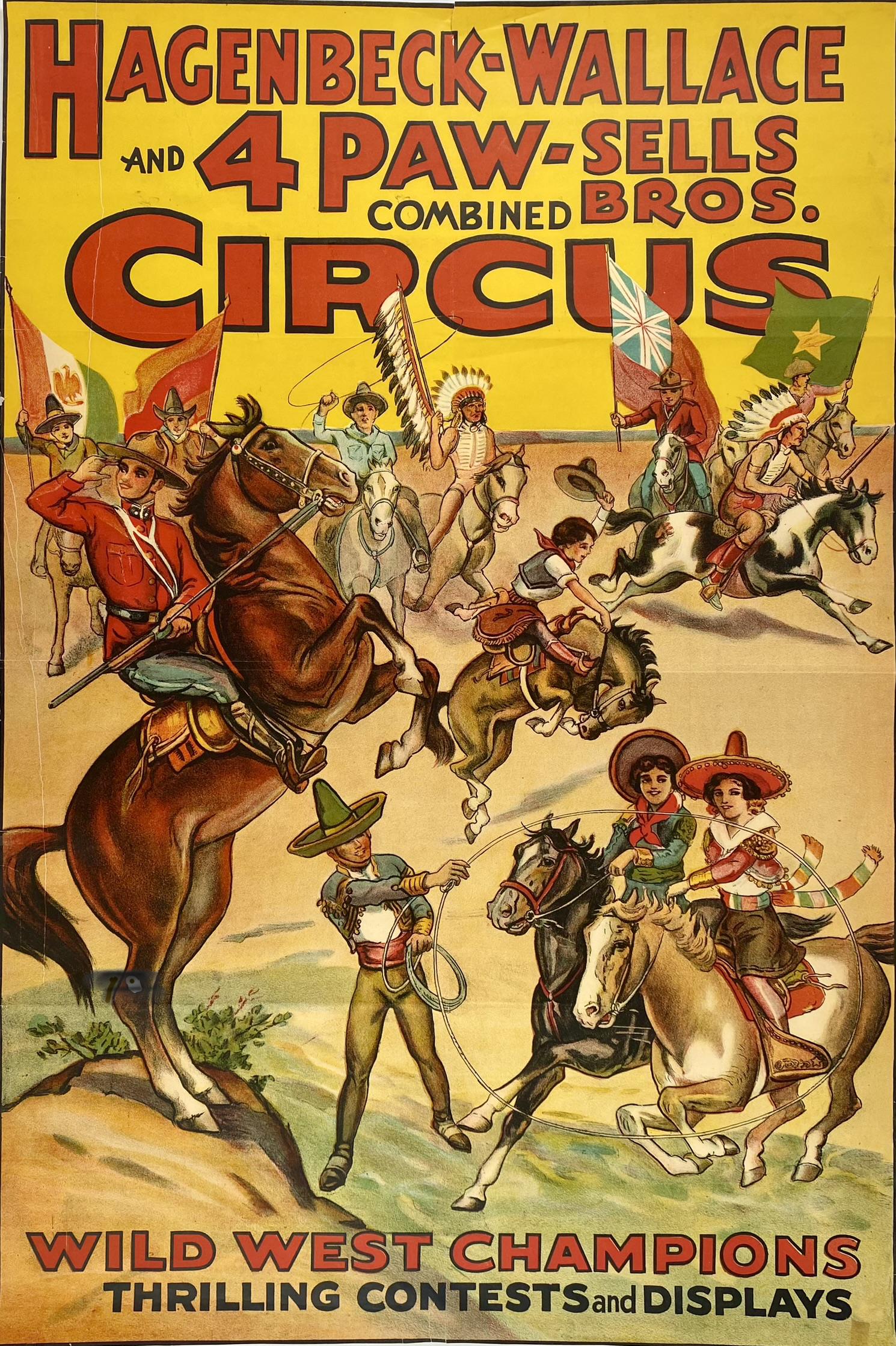 HAGENBECK WALLACE CIRCUS POSTER (1 of 1)