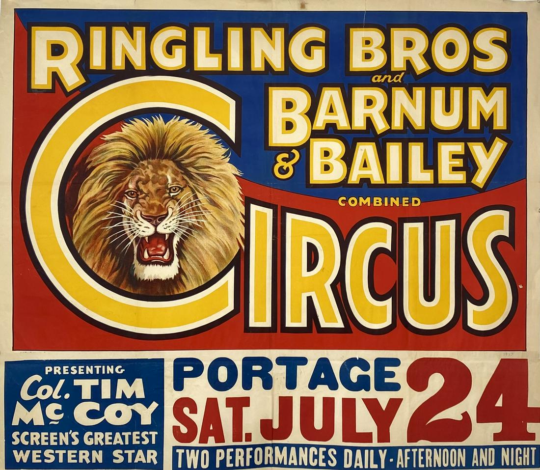 RINGLING BROS. BARNUM & BAILEY CIRCUS POSTER (1 of 1)