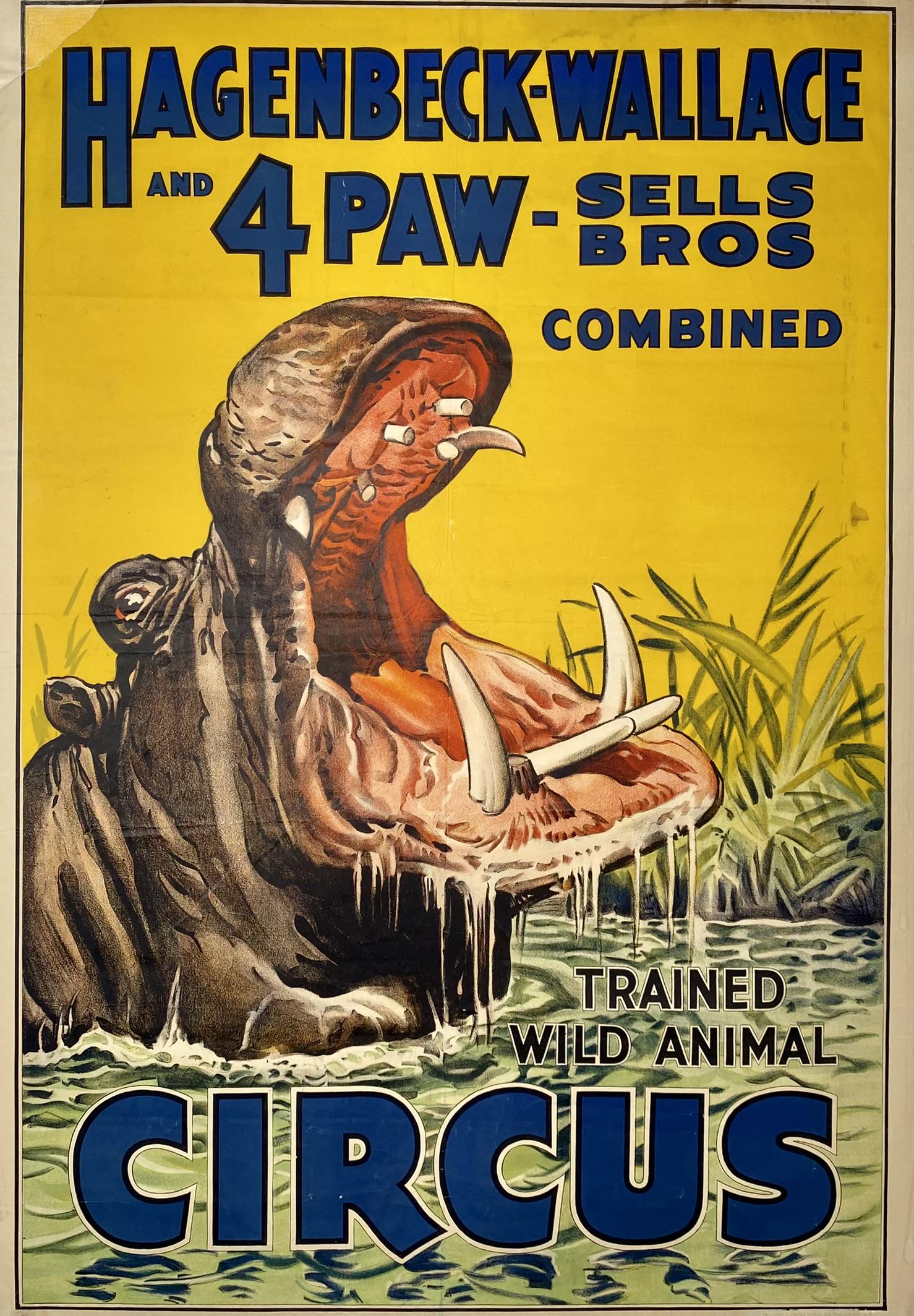 HAGENBECK WALLACE CIRCUS POSTER (1 of 1)