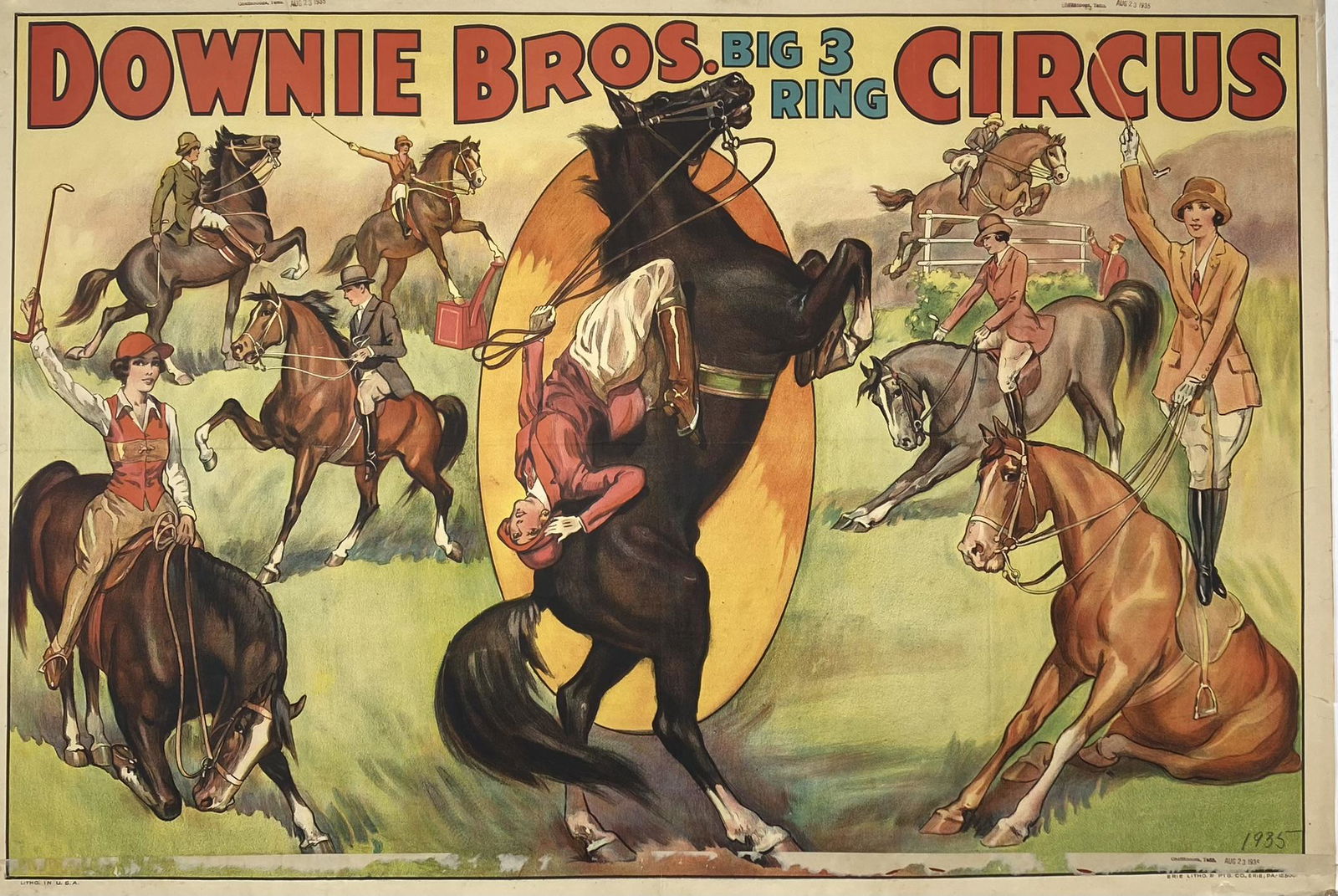DOWNIE BROS. CIRCUS POSTER (1 of 1)
