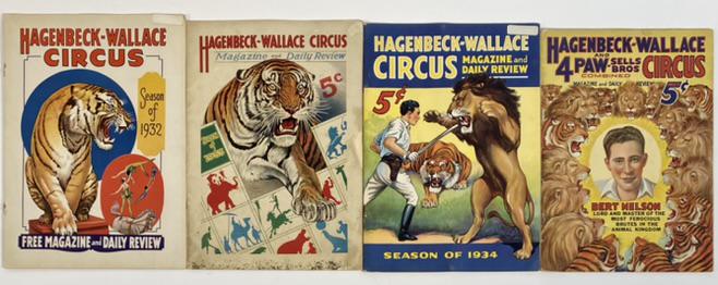 HAGENBECK WALLACE CIRCUS PROGRAMS AND REVIEWS (1 of 1)