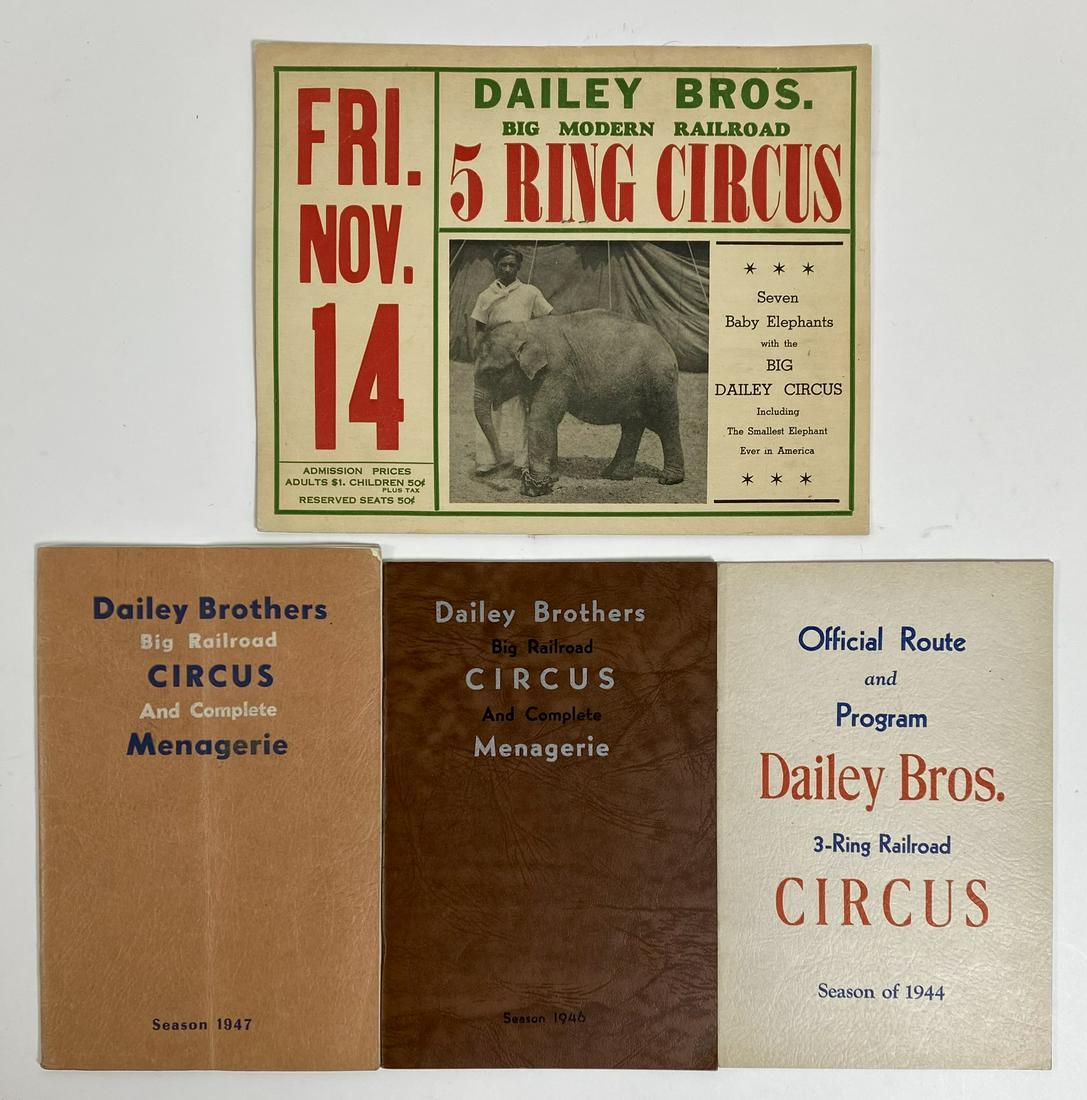 DAILEY BROS. CIRCUS MEMORABILIA (1 of 1)