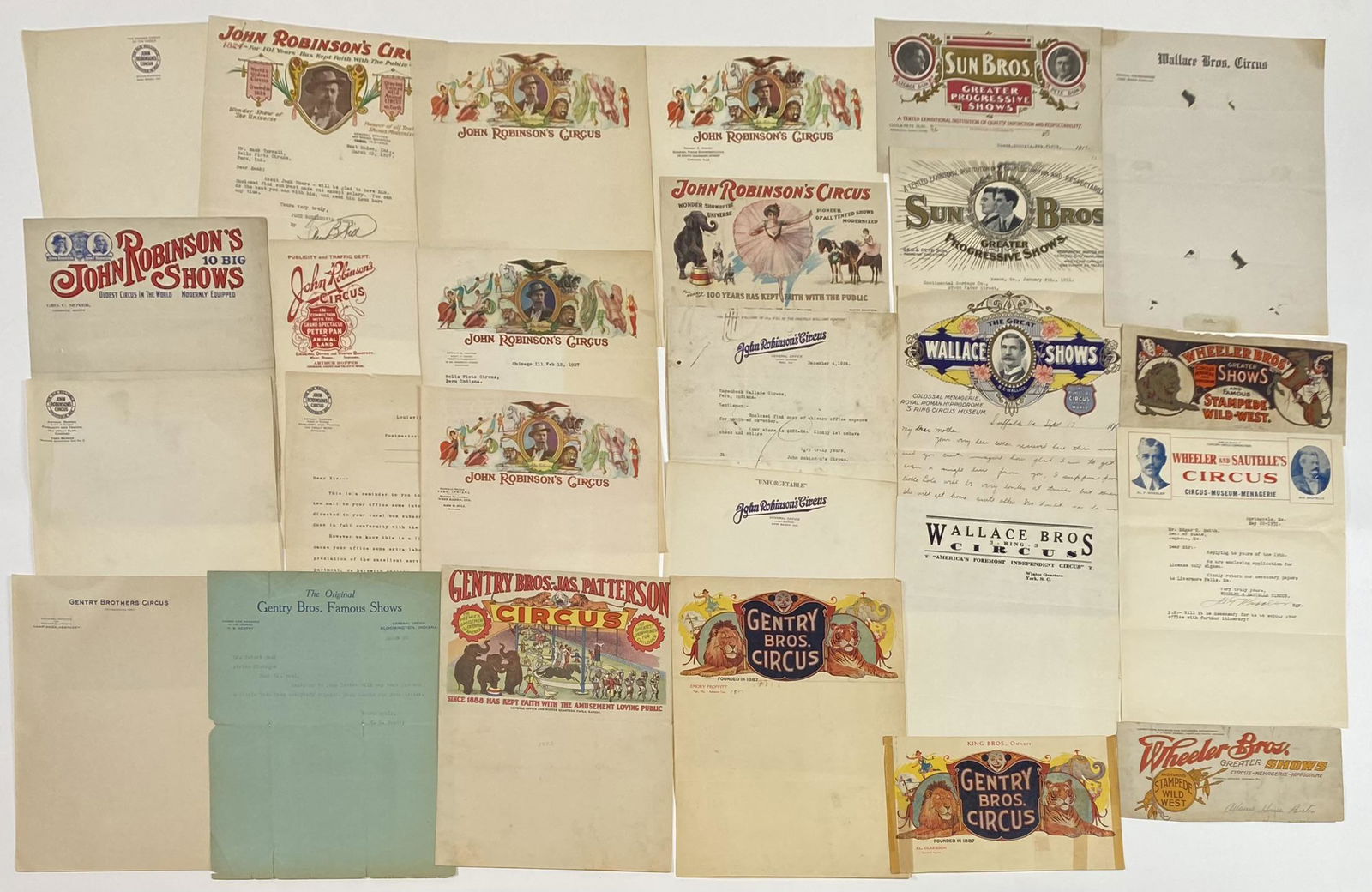 CIRCUS LETTERHEAD COLLECTION (1 of 5)