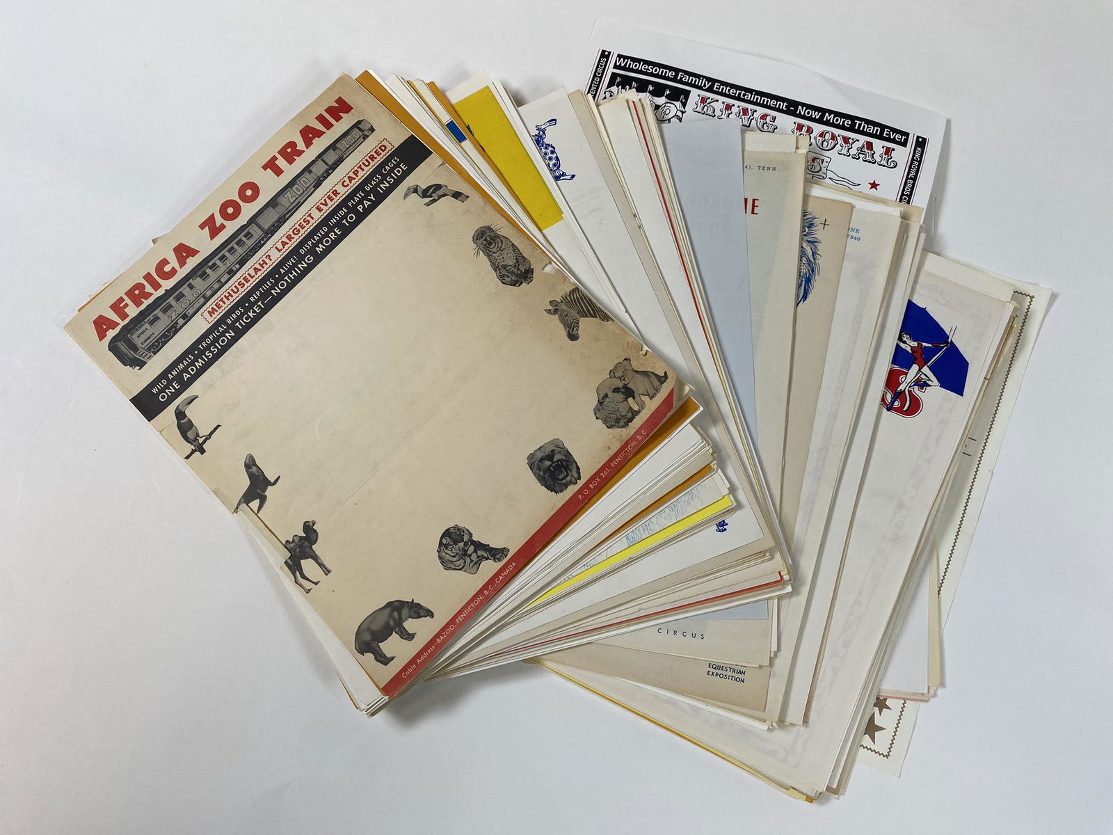 CIRCUS LETTERHEAD COLLECTION (1 of 4)