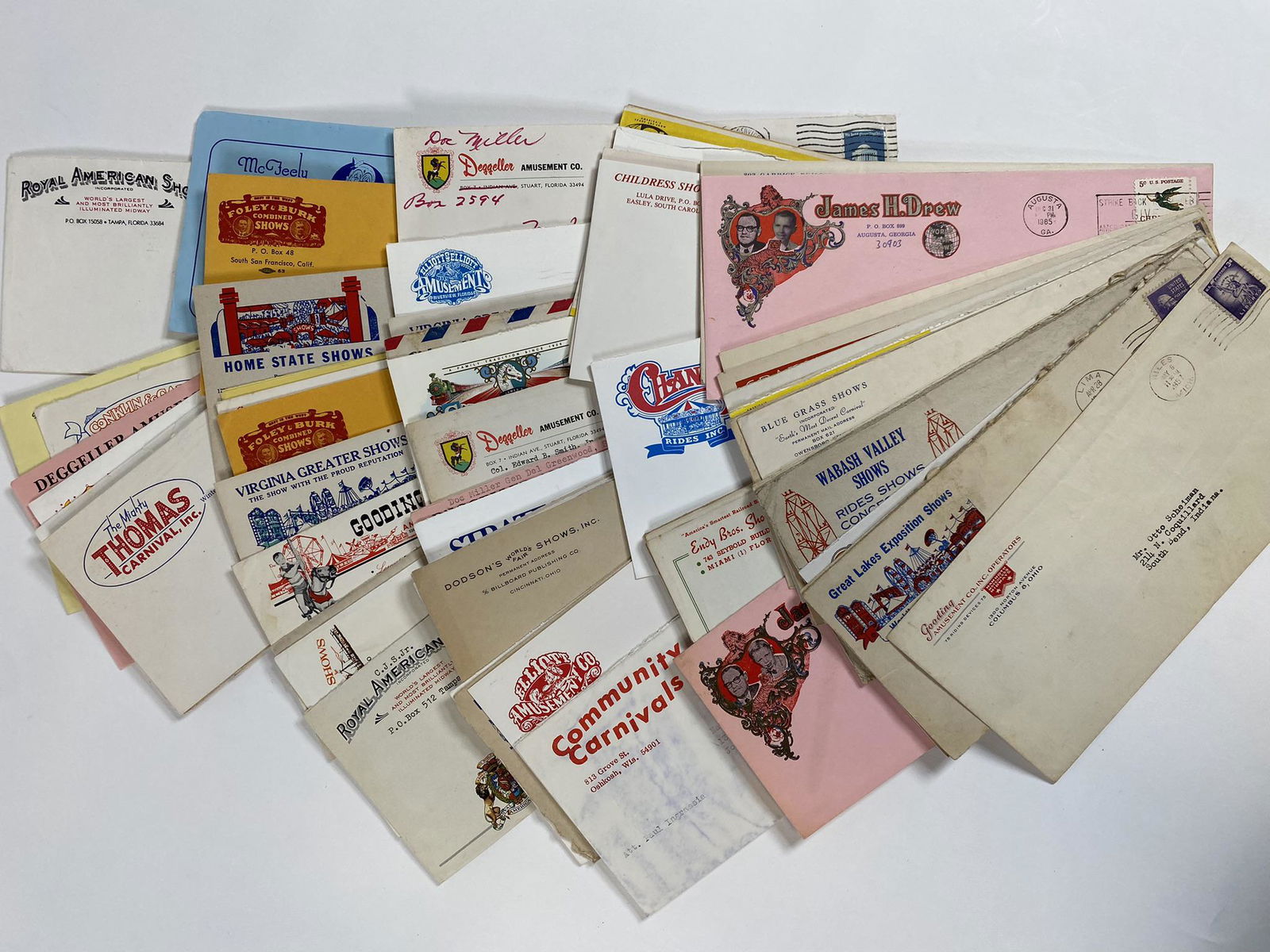 CARNIVAL AND FAIR ENVELOPE COLLECTION (1 of 1)