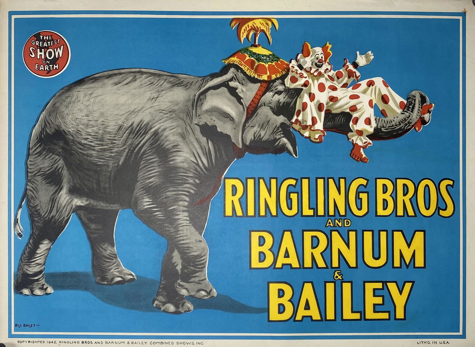 RINGLING BROS. BARNUM & BAILEY CIRCUS POSTER (1 of 1)