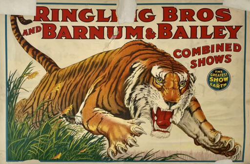 RINGLING BROS. BARNUM & BAILEY CIRCUS POSTER (1 of 1)
