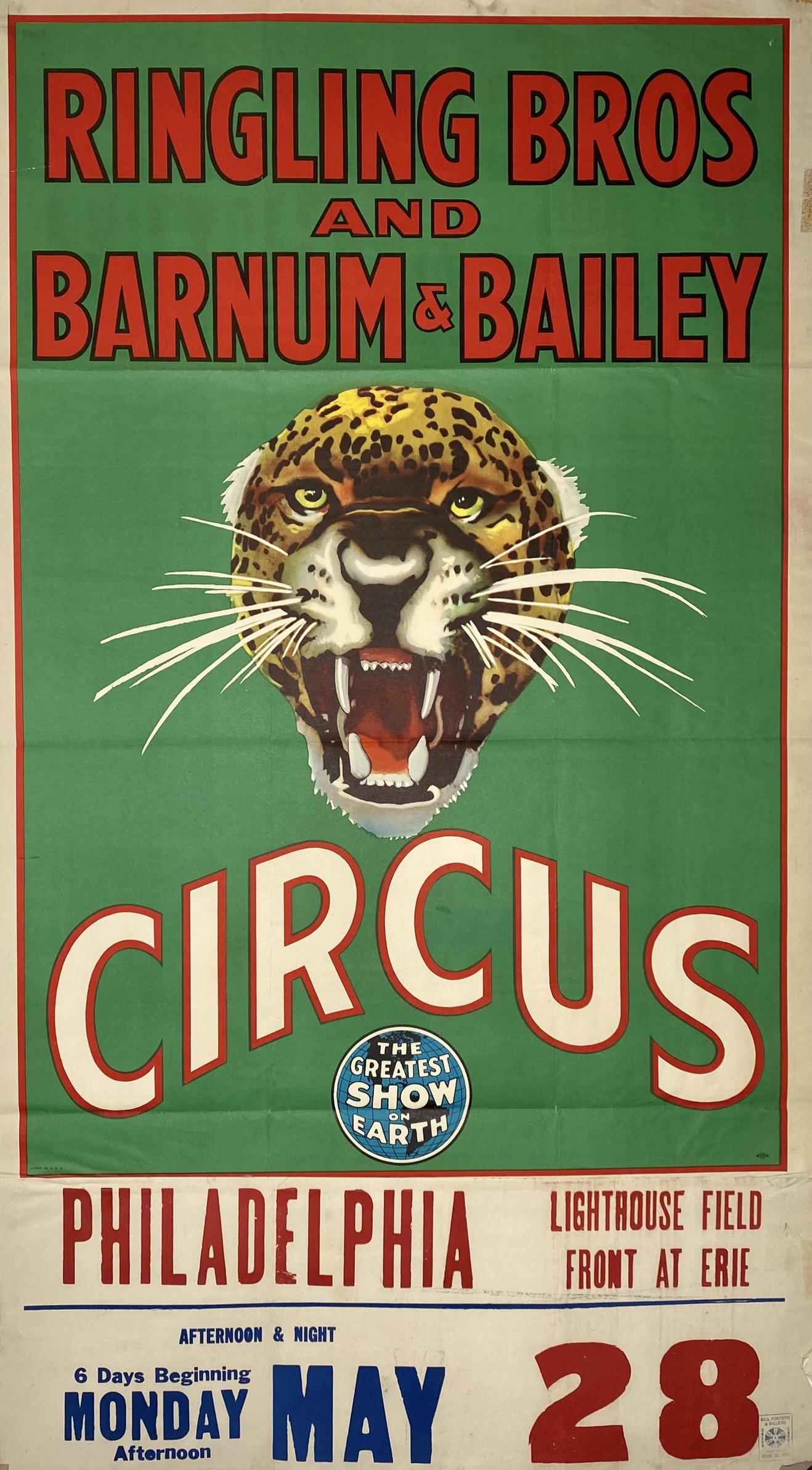 RINGLING BROS. BARNUM & BAILEY CIRCUS POSTER (1 of 1)