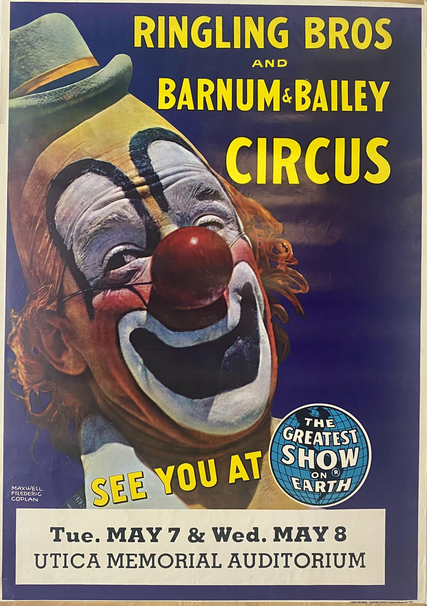 RINGLING BROS. BARNUM & BAILEY CIRCUS POSTER (1 of 1)
