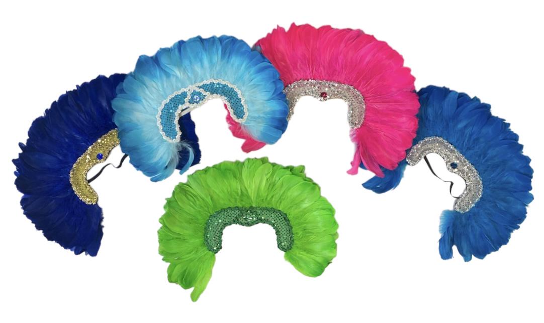 GROUPING OF CIRCUS MONKEY HEADDRESS (1 of 1)