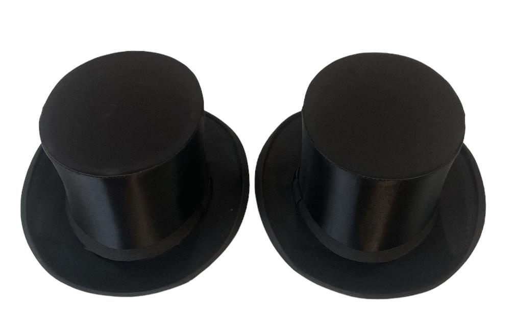 PAIR OF RINGMASTER TOP HATS (1 of 1)
