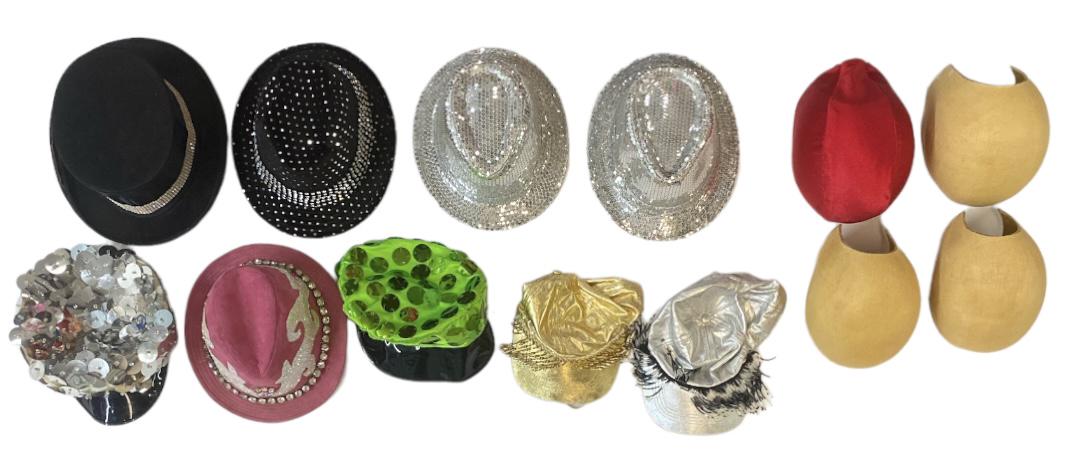 LOT OF CIRCUS AND SHOW HEAD WEAR: SEE TITLE