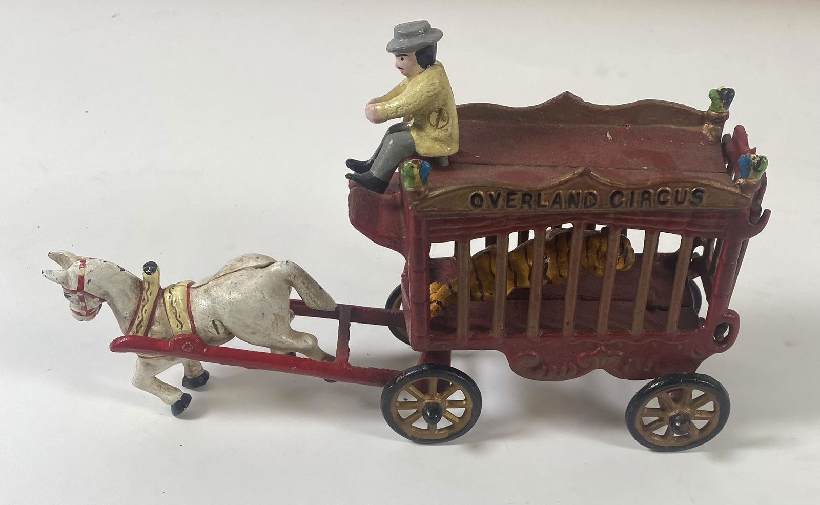 OVERLAND CIRCUS CAST IRON WAGON (1 of 1)