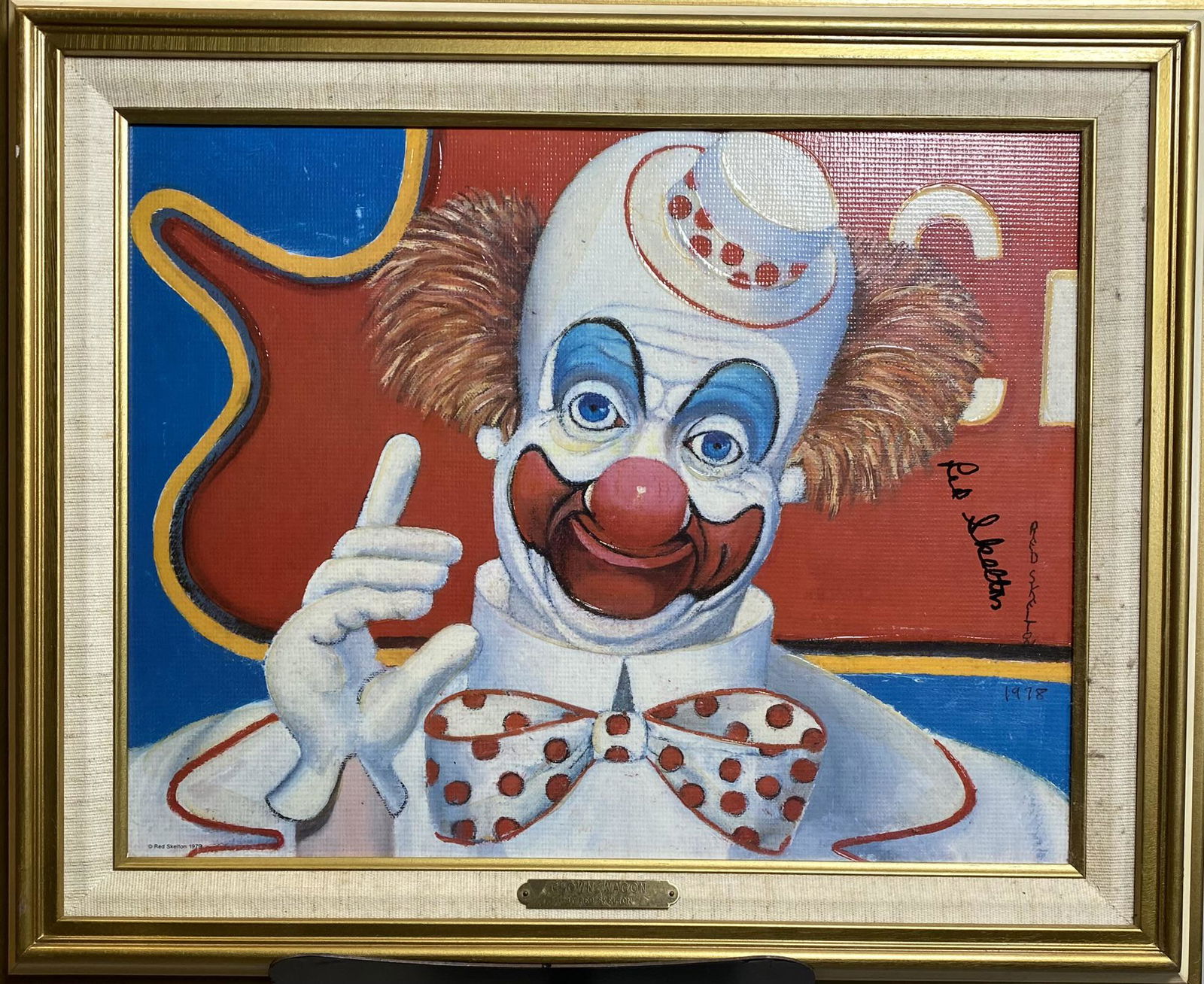 CLOWN WAGON BY RED SKELTON GICLEE PAINTING (1 of 2)