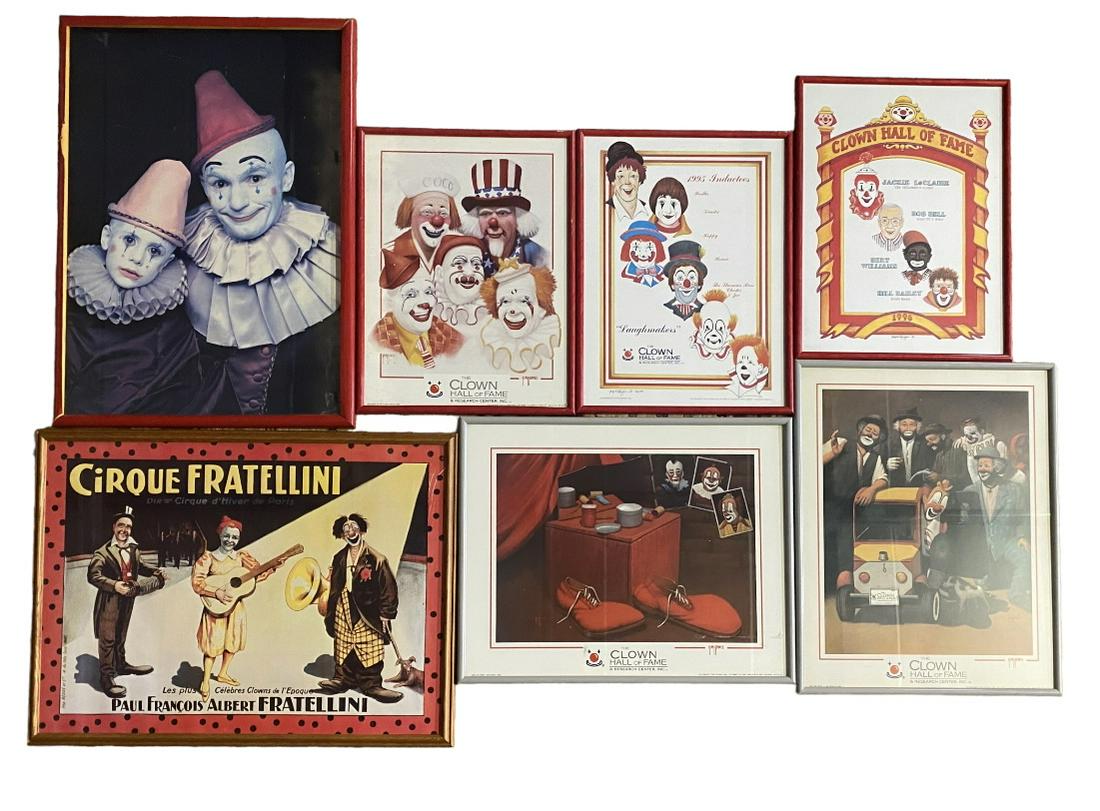 COLLECTION OF CLOWN ARTWORKS (1 of 1)