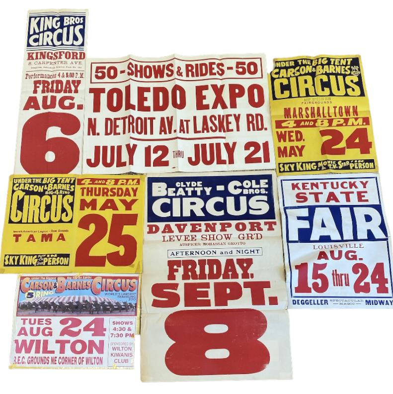 COLLECTION OF CIRCUS POSTERS (1 of 1)