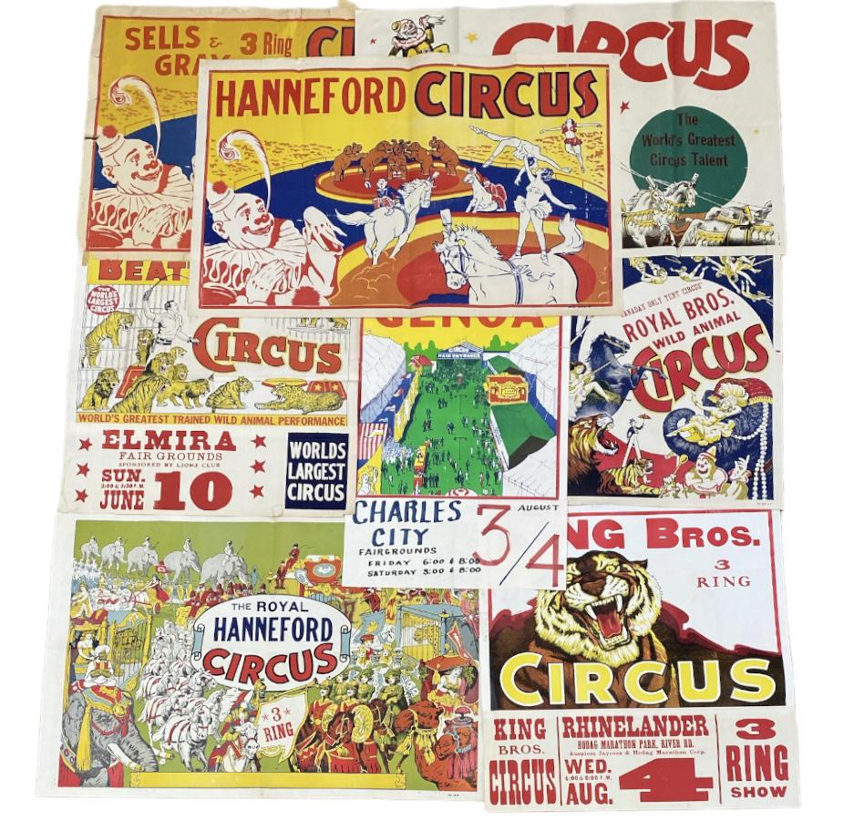 COLLECTION OF CIRCUS POSTERS (1 of 1)