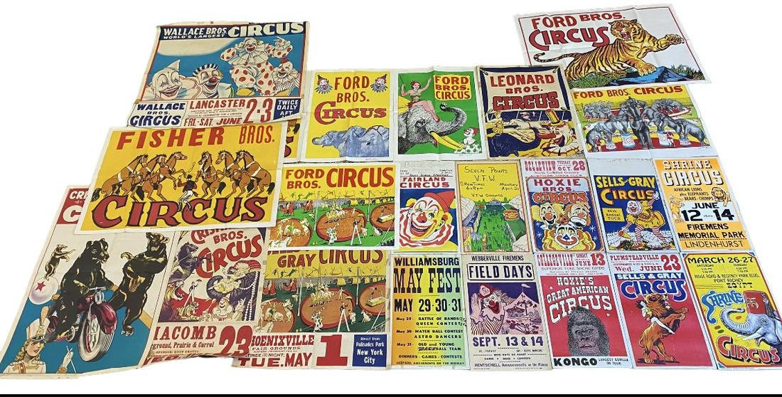 COLLECTION OF CIRCUS POSTERS (1 of 1)