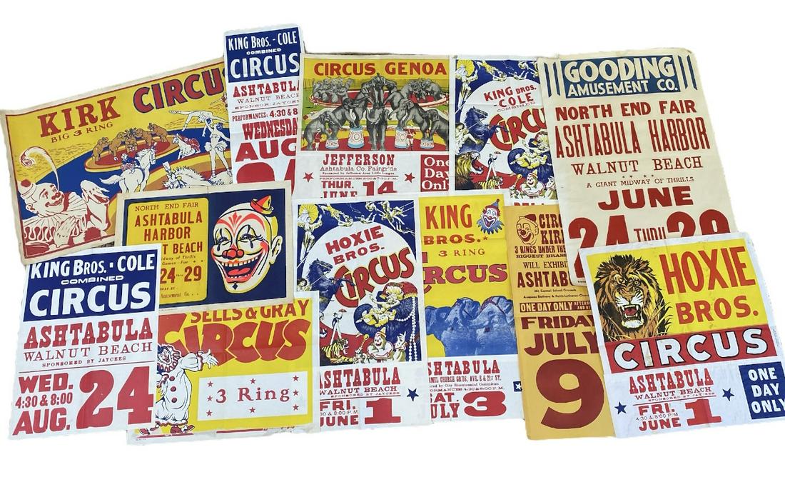 COLLECTION OF CIRCUS POSTERS (1 of 1)