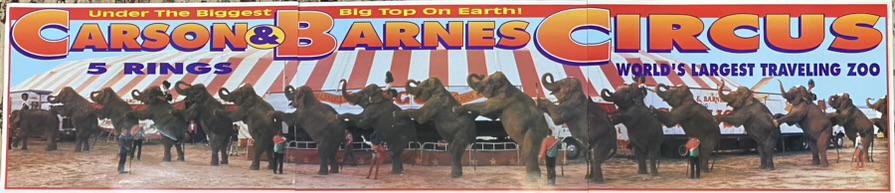 CARSON & BARNES CIRCUS POSTER (1 of 1)