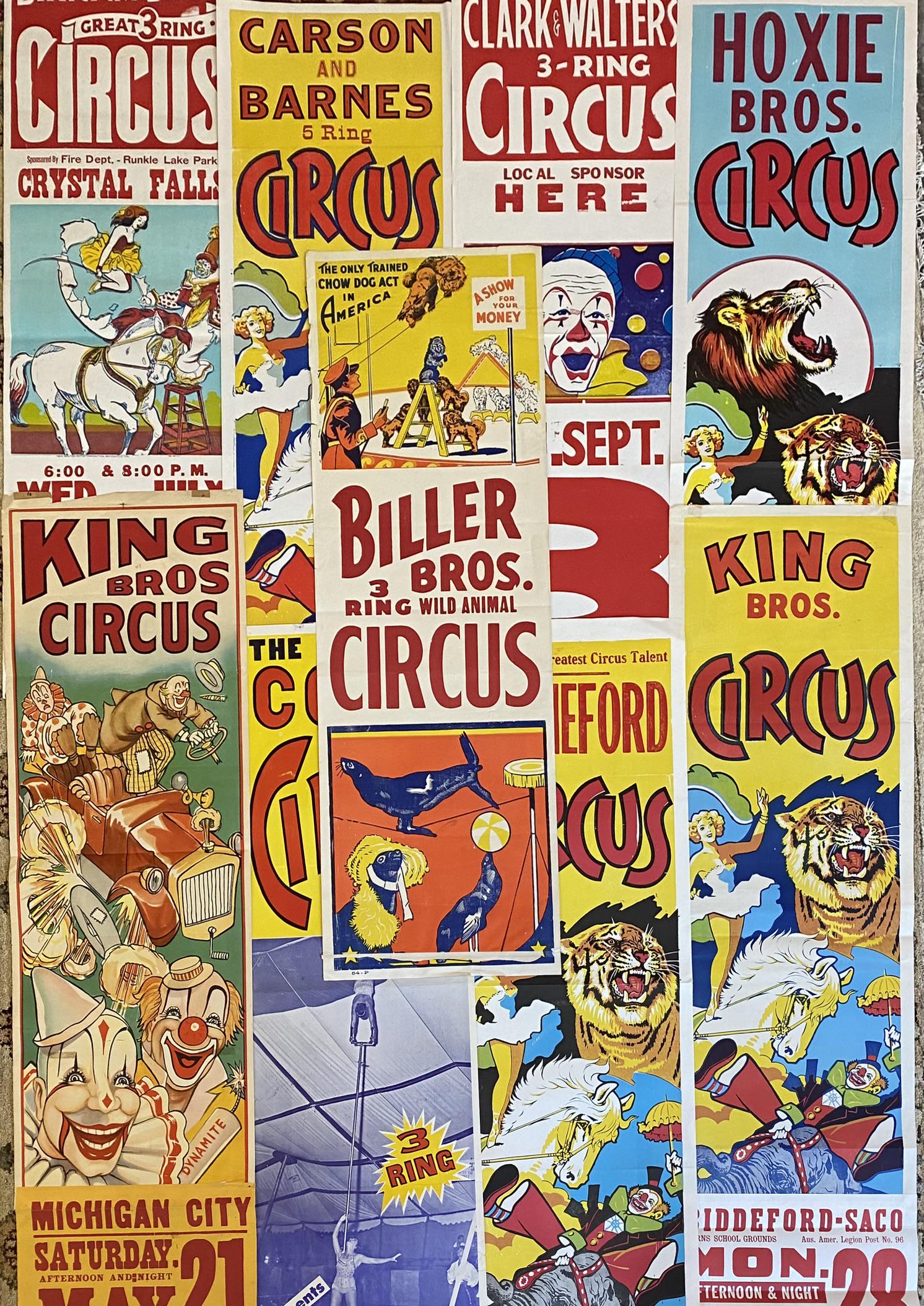 COLLECTION OF CIRCUS POSTERS (1 of 1)