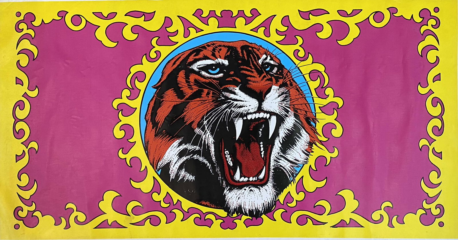 RBBB CIRCUS VINYL TIGER BANNER (1 of 1)