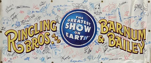 RINGLING BROS. BARNUM BAILEY CIRCUS BANNER (1 of 3)