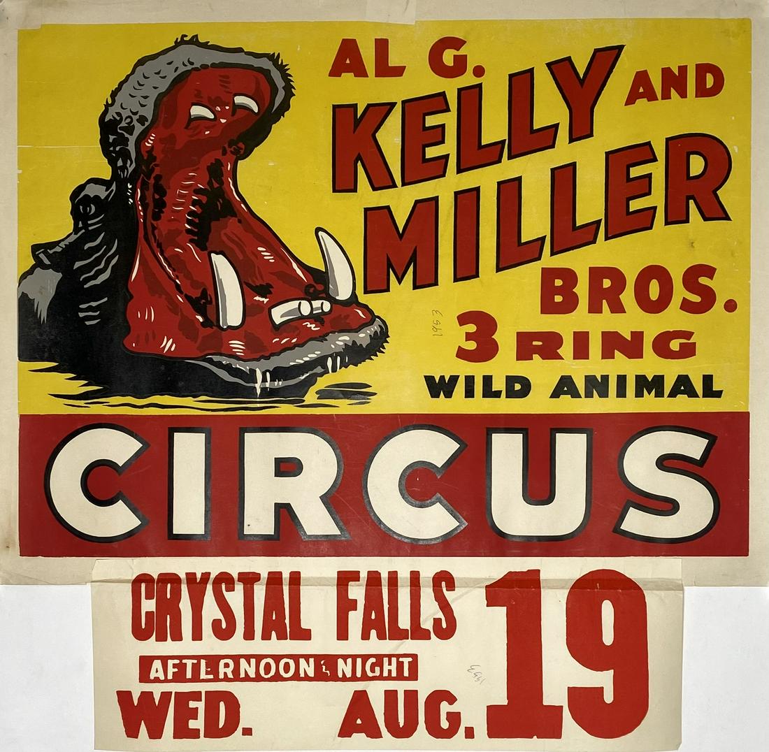 KELLY-MILLER CIRCUS POSTER (1 of 1)