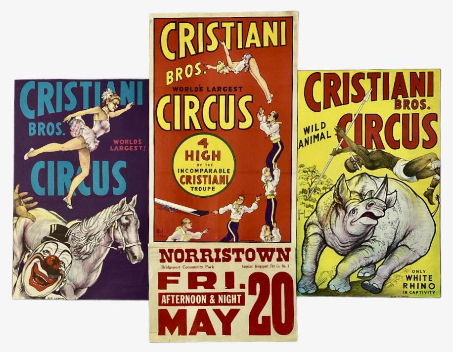 CRISTIANI BROS. CIRCUS POSTERS (1 of 1)